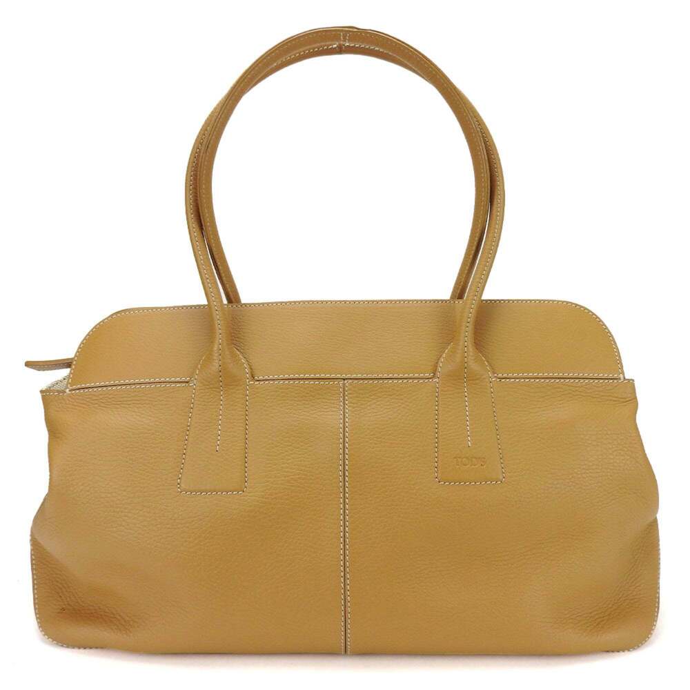 Tod's Tod’s Tote Bag Leather Beige Ladies